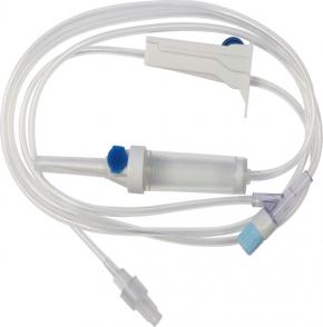 Infusion Set with Needleless Injection Site